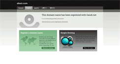 Desktop Screenshot of akazi.com